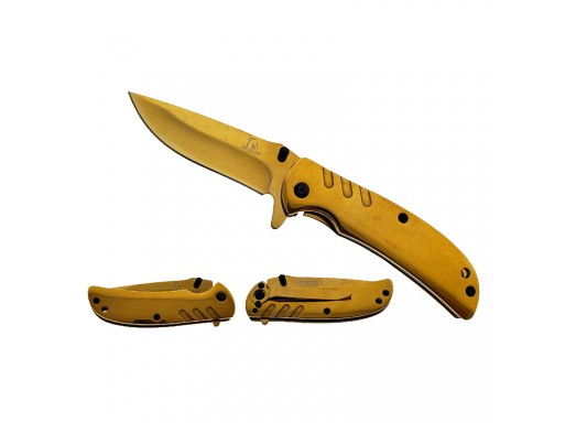 Falcon 6.75" Spring Assisted Pocket Knife KS3765GD